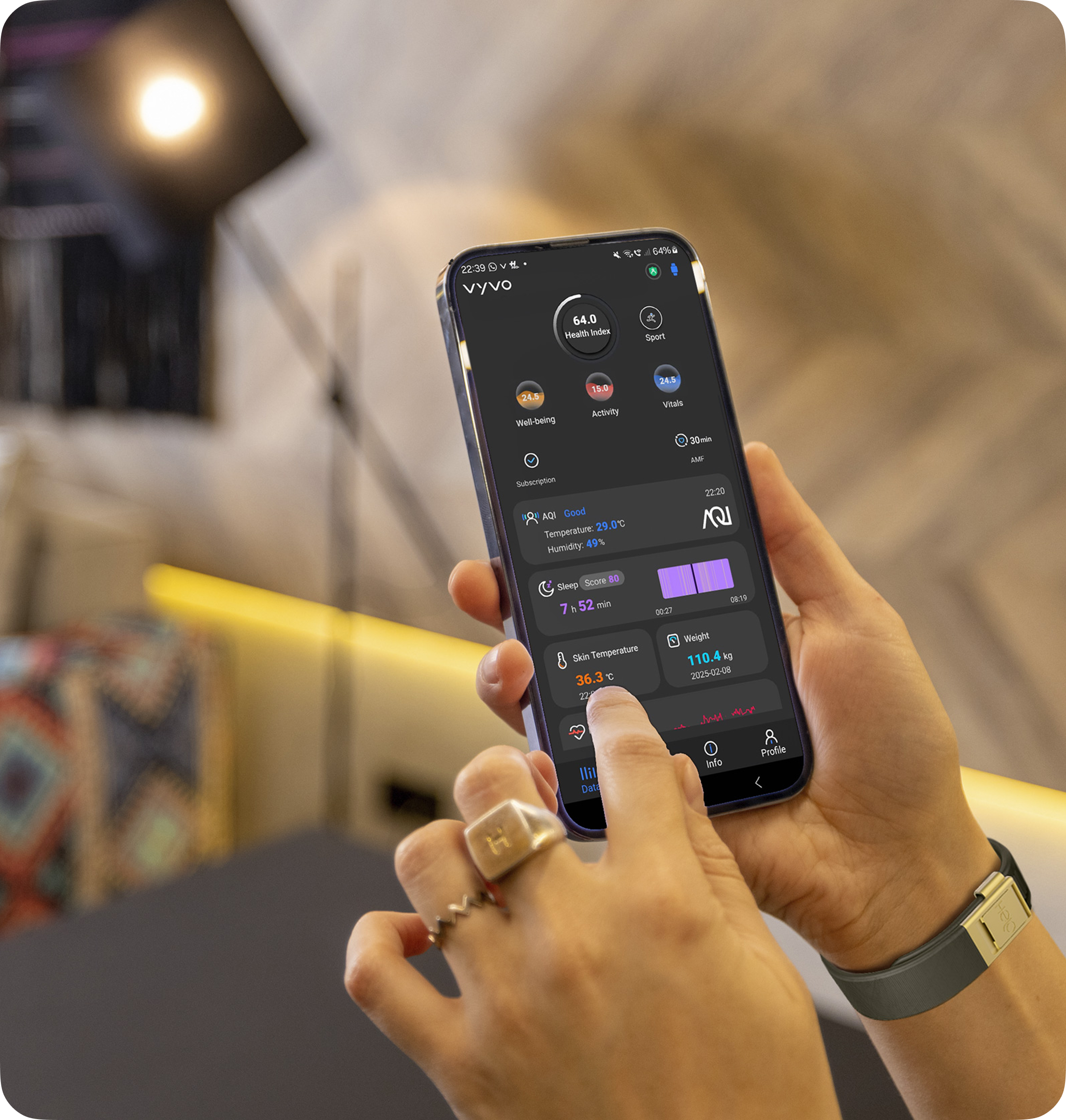 Vyvo Smart Watch Device 1